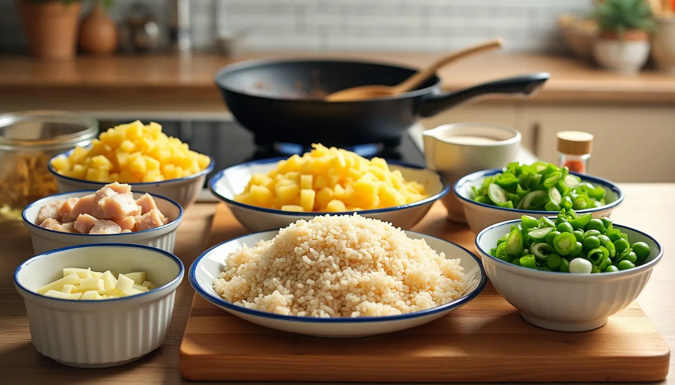 chicken pineapple fried rice 1