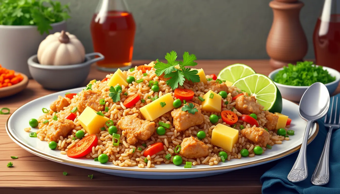 Delicious Chicken Pineapple Fried Rice Recipe