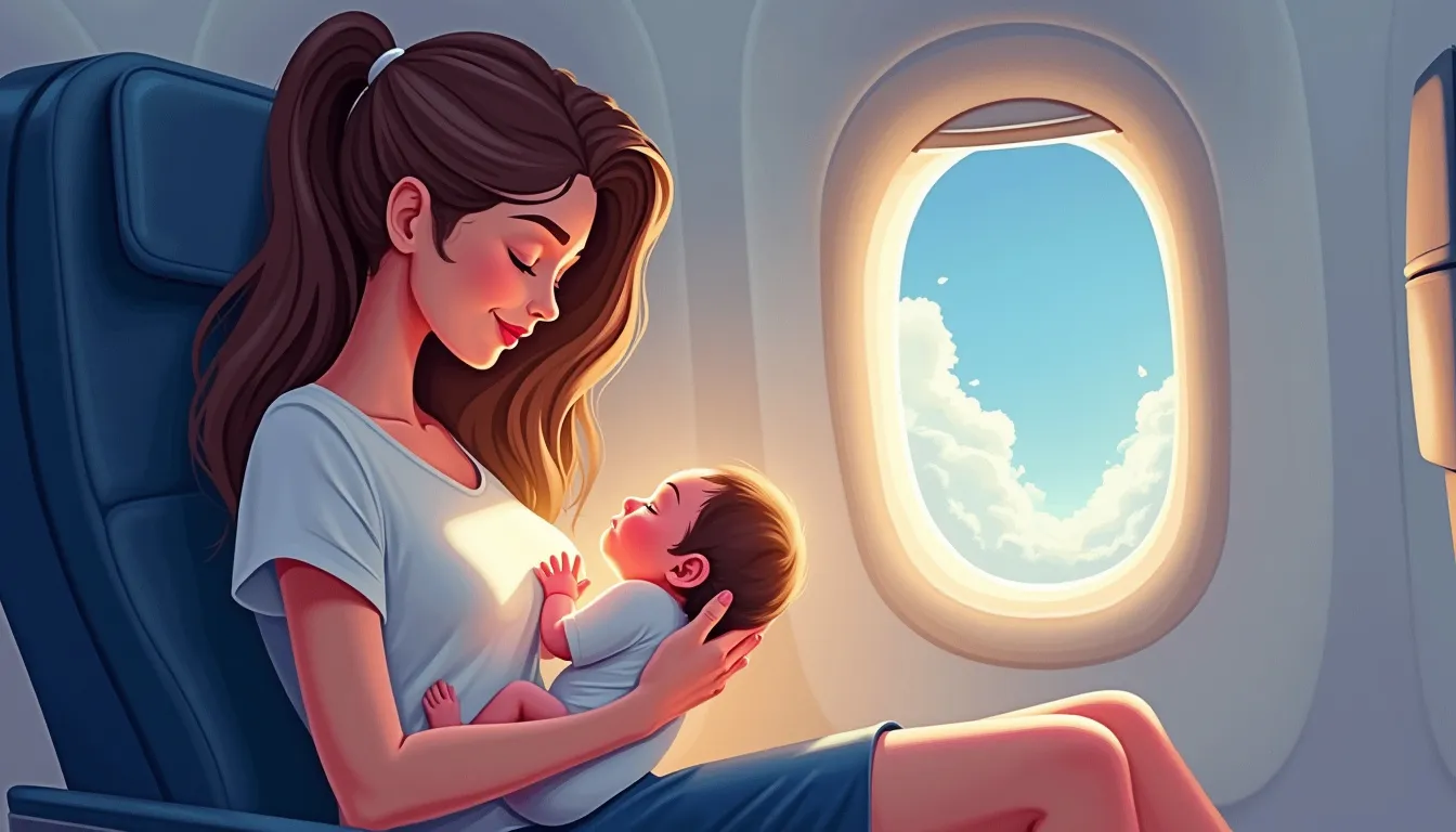 flying with a newborn 1