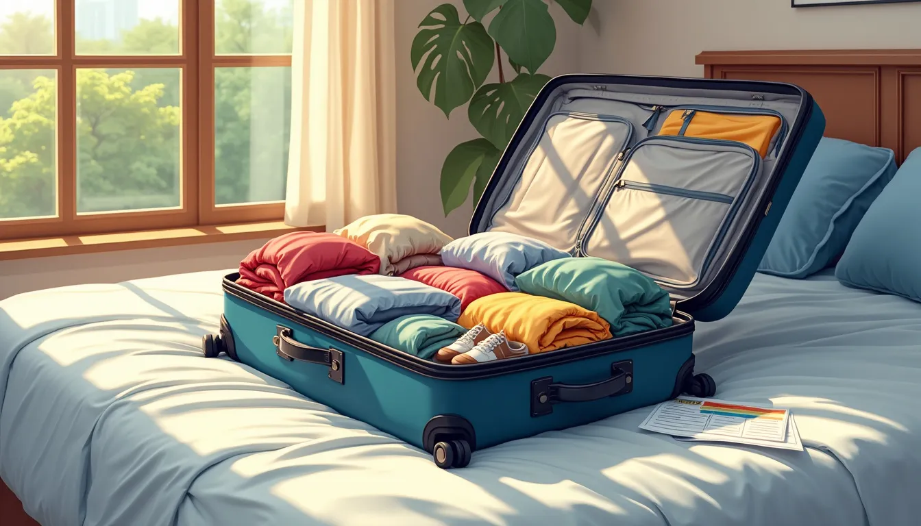 most efficient way to pack a suitcase 1