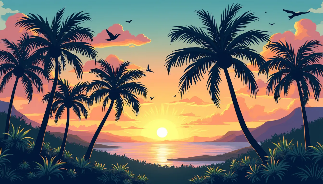 Are There Palm Trees in Hawaii 1