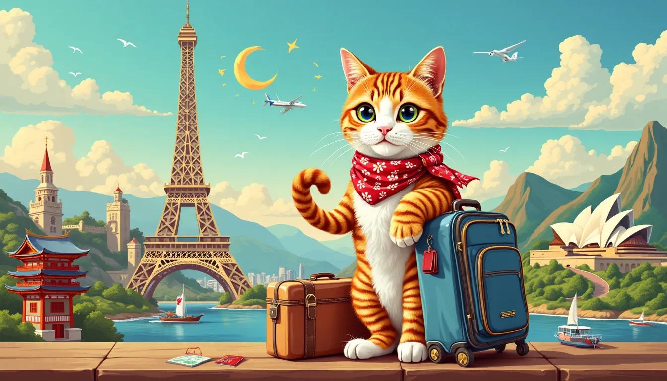 Top International Destinations for Traveling with Your Cat