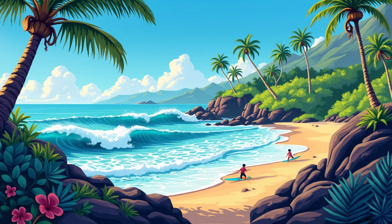 Surfing Big Island Hawaii 1