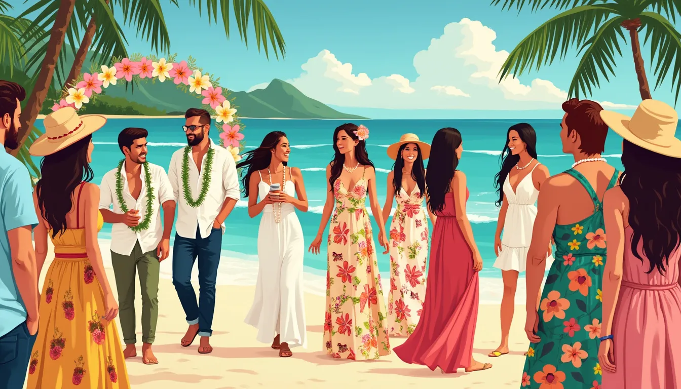 What to Wear to a Hawaiian Wedding 1