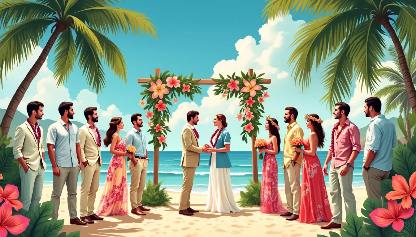 Perfect Outfit Ideas for a Hawaiian Wedding