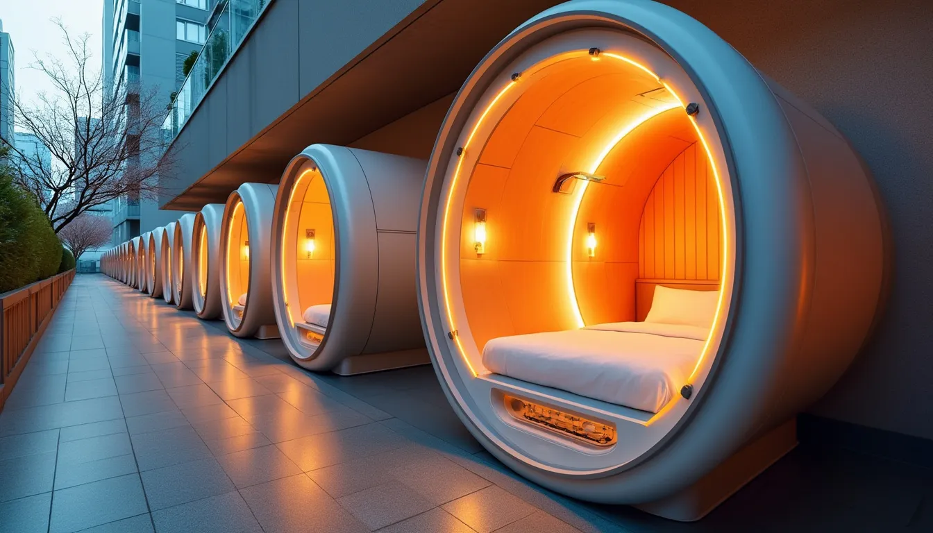 capsule hotel osaka japan 1